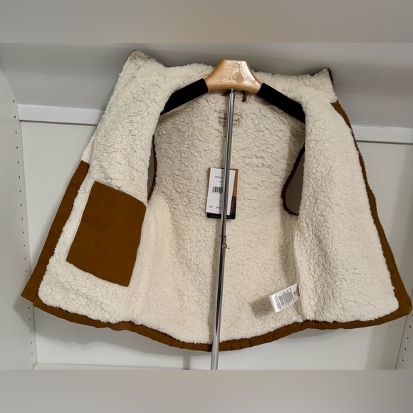 Original Weatherproof Vintage Children's Tan Puffer Vest Size:Small (8) NWT - Picture 7 of 11